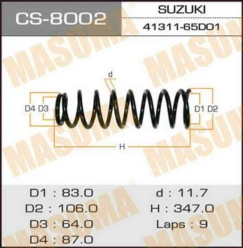 Masuma CS-8002 Coil Spring CS8002