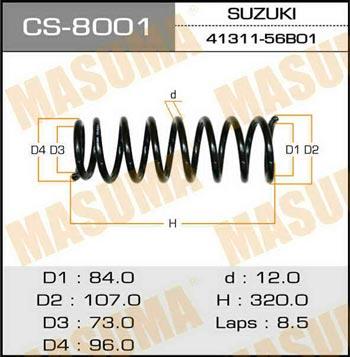 Masuma CS-8001 Coil spring CS8001
