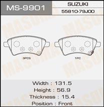 Masuma MS-9901 Brake shoe set MS9901