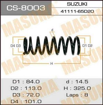 Masuma CS-8003 Coil spring CS8003