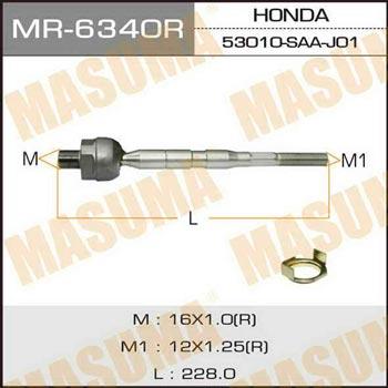 Masuma MR-6340R Inner Tie Rod MR6340R