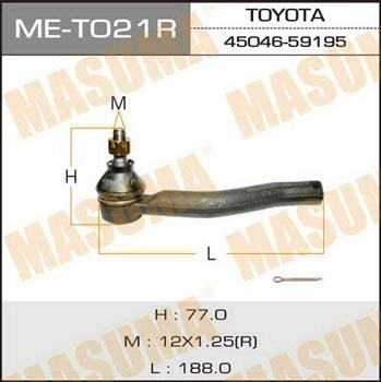 Masuma ME-T021R Grommet MET021R