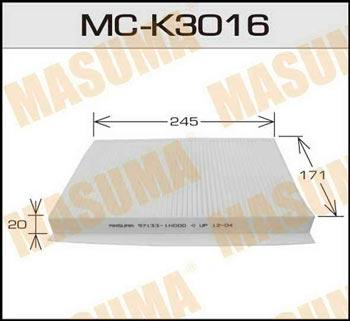 Masuma MC-K3016 Filter, interior air MCK3016