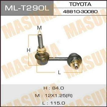 Masuma ML-T290L Rod/Strut, stabiliser MLT290L