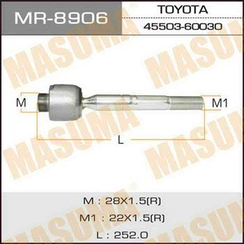 Masuma MR-8906 Inner Tie Rod MR8906