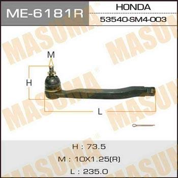 Masuma ME-6181R Tie rod end right ME6181R