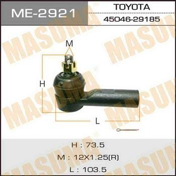 Masuma ME-2921 Tie rod end ME2921