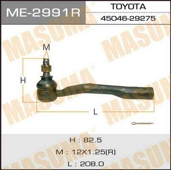 Masuma ME-2991R Tie rod end right ME2991R