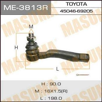 Masuma ME-3813R Tie rod end right ME3813R
