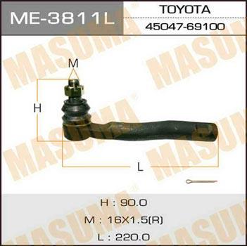 Masuma ME-3811L Tie rod end left ME3811L