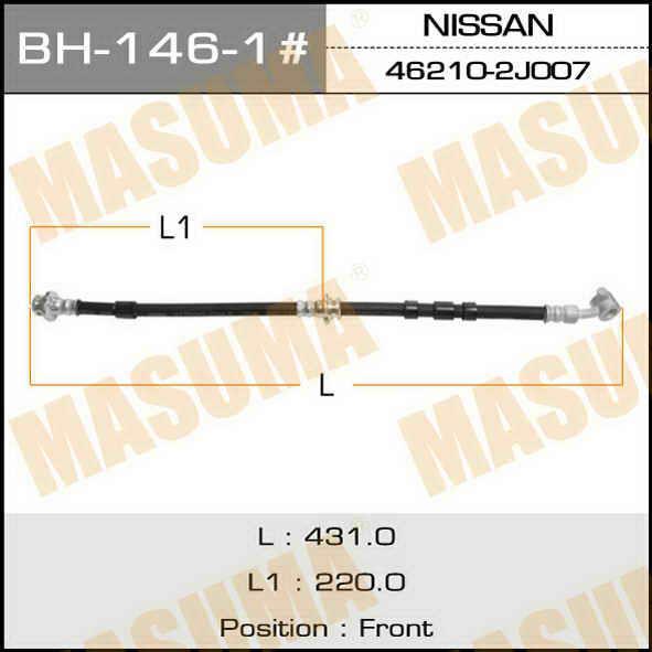 Masuma BH-146-1 Brake Hose BH1461