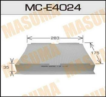 Masuma MC-E4024 Filter, interior air MCE4024