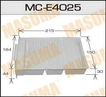Masuma MC-E4025 Filter, interior air MCE4025