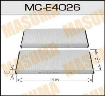 Masuma MC-E4026 Filter, interior air MCE4026