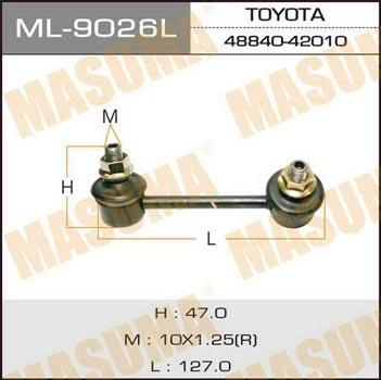 Masuma ML-9026L Rod/Strut, stabiliser ML9026L