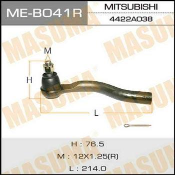 Masuma ME-B041R Tie rod end right MEB041R