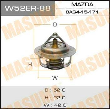 Masuma W52ER-88 Thermostat, coolant W52ER88