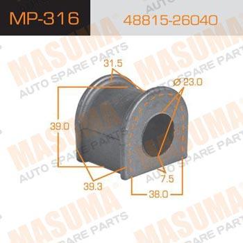 Masuma MP-316 Rear stabilizer bush MP316