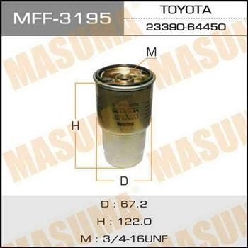 Masuma MFF-3195 Fuel filter MFF3195