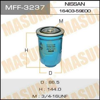 Masuma MFF-3237 Fuel filter MFF3237