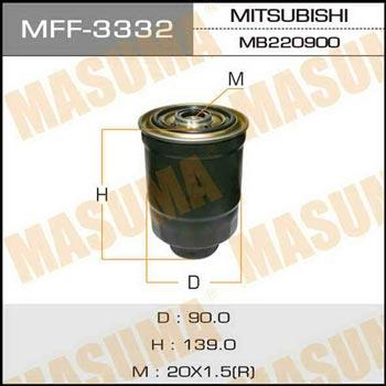 Masuma MFF-3332 Fuel filter MFF3332