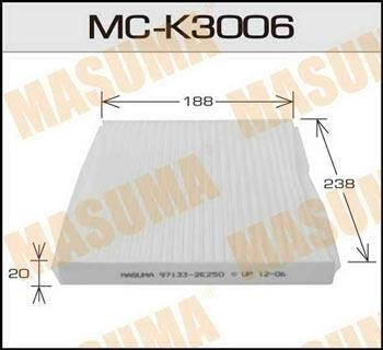 Masuma MC-K3006 Filter, interior air MCK3006