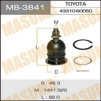 Masuma MB-3841 Ball joint MB3841