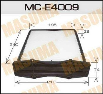 Masuma MC-E4009 Filter, interior air MCE4009