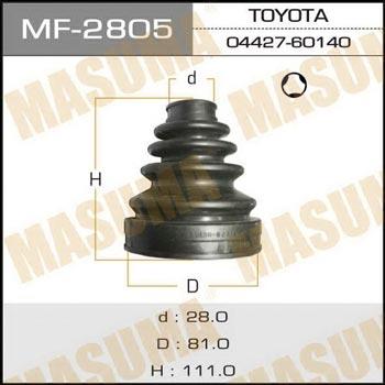 Masuma MF-2805 CV joint boot inner MF2805