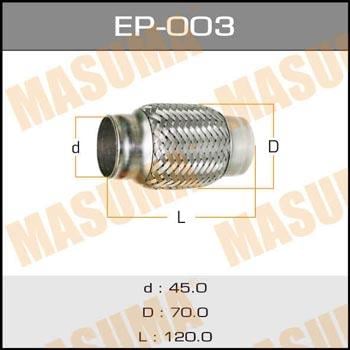 Masuma EP-003 Corrugated pipe EP003