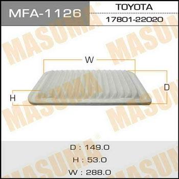 Masuma MFA-1126 Air filter MFA1126