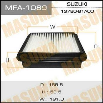 Masuma MFA-1089 Air filter MFA1089