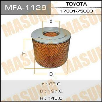 Masuma MFA-1129 Air filter MFA1129