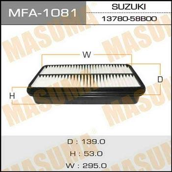 Masuma MFA-1081 Air filter MFA1081