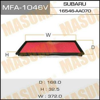 Masuma MFA-1046 Air filter MFA1046