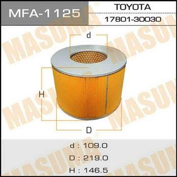 Masuma MFA-1125 Air filter MFA1125