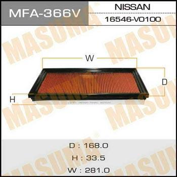 Masuma MFA-366 Air filter MFA366