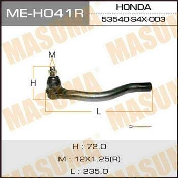 Masuma ME-H041R Tie rod end right MEH041R
