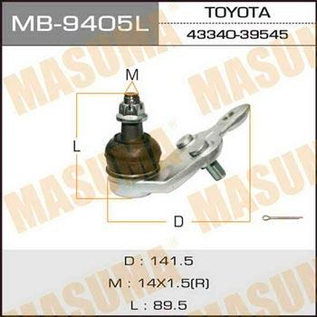 Masuma MB-9405L Ball joint MB9405L