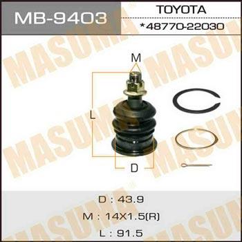 Masuma MB-9403 Ball joint MB9403