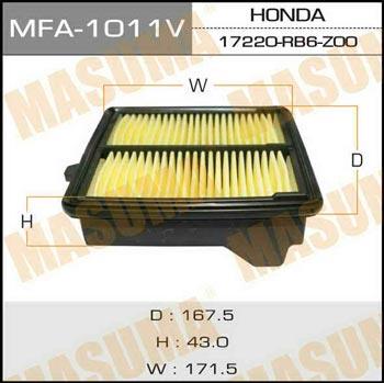 Masuma MFA-1011 Air filter MFA1011