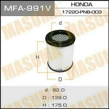 Masuma MFA-991 Air filter MFA991