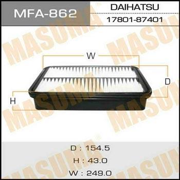 Masuma MFA-862 Air filter MFA862