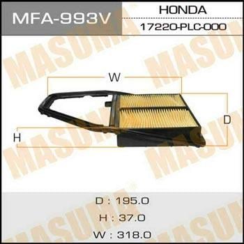 Masuma MFA-993 Air filter MFA993