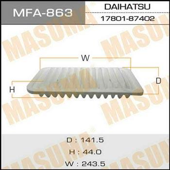 Masuma MFA-863 Air filter MFA863