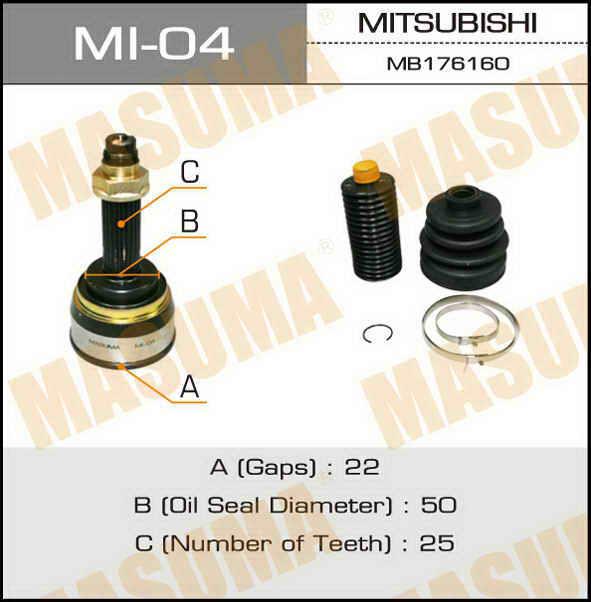 Masuma MI-04 CV joint MI04