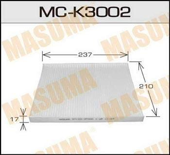 Masuma MC-K3002 Filter, interior air MCK3002