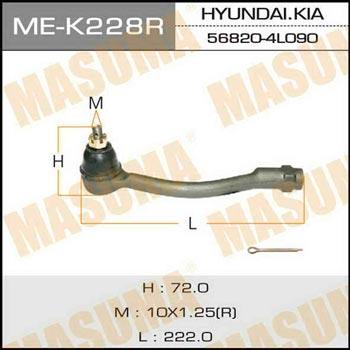 Masuma ME-K228R Tie rod end right MEK228R