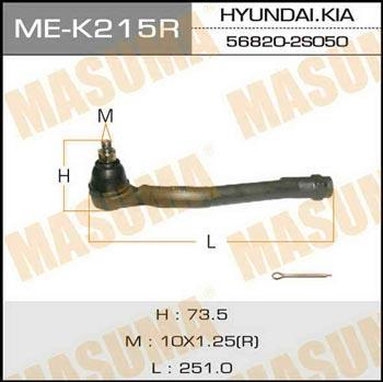 Masuma ME-K215R Tie rod end right MEK215R