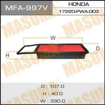 Masuma MFA-997 Air filter MFA997